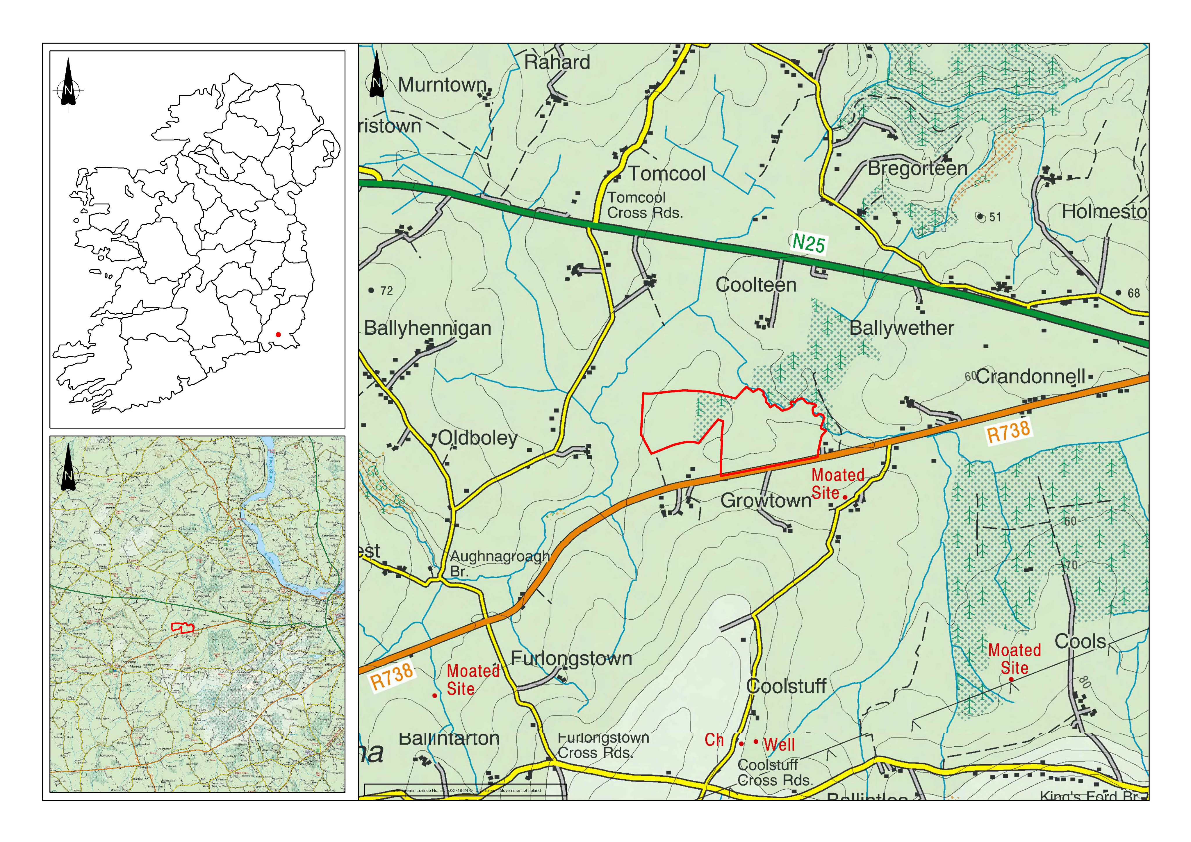 Map view of the Growtown site